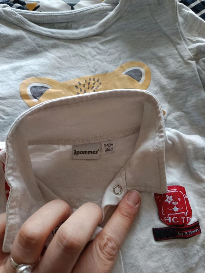 Lot tee shirt 12 mois manches longues - photo numéro 8