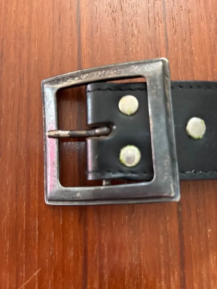Ceinture vintage #chipie cuir - photo numéro 8
