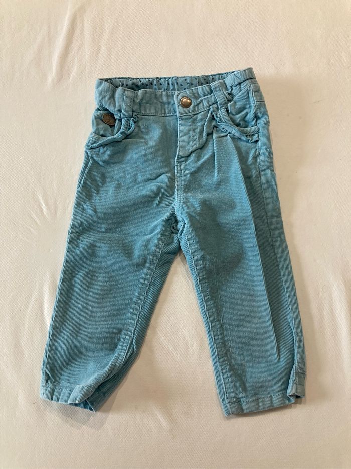 Jean velours fille 18 mois