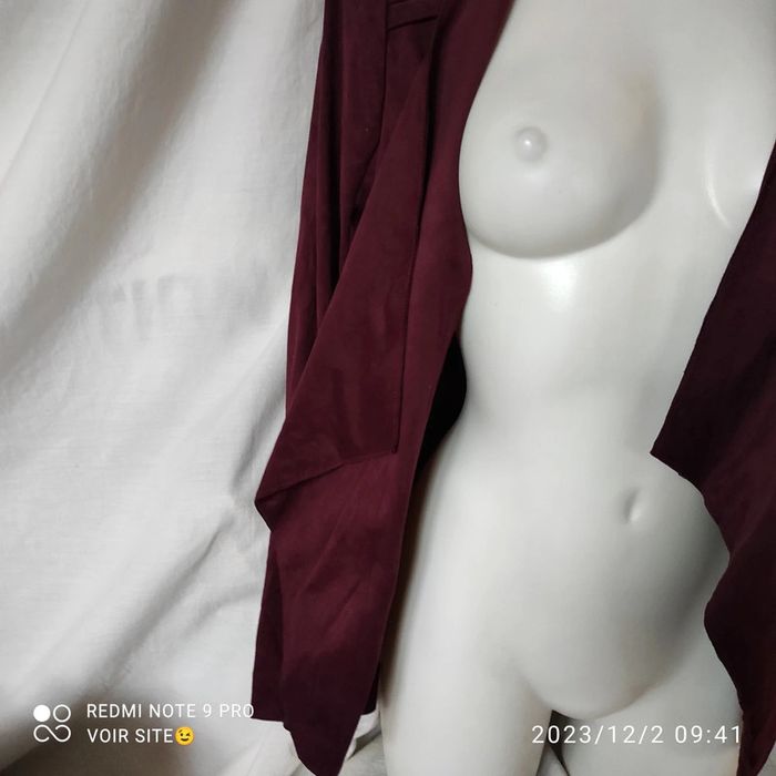 Veste femme bordeaux - photo numéro 2