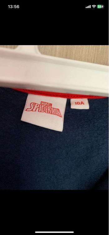 Veste Spiderman 10 ans