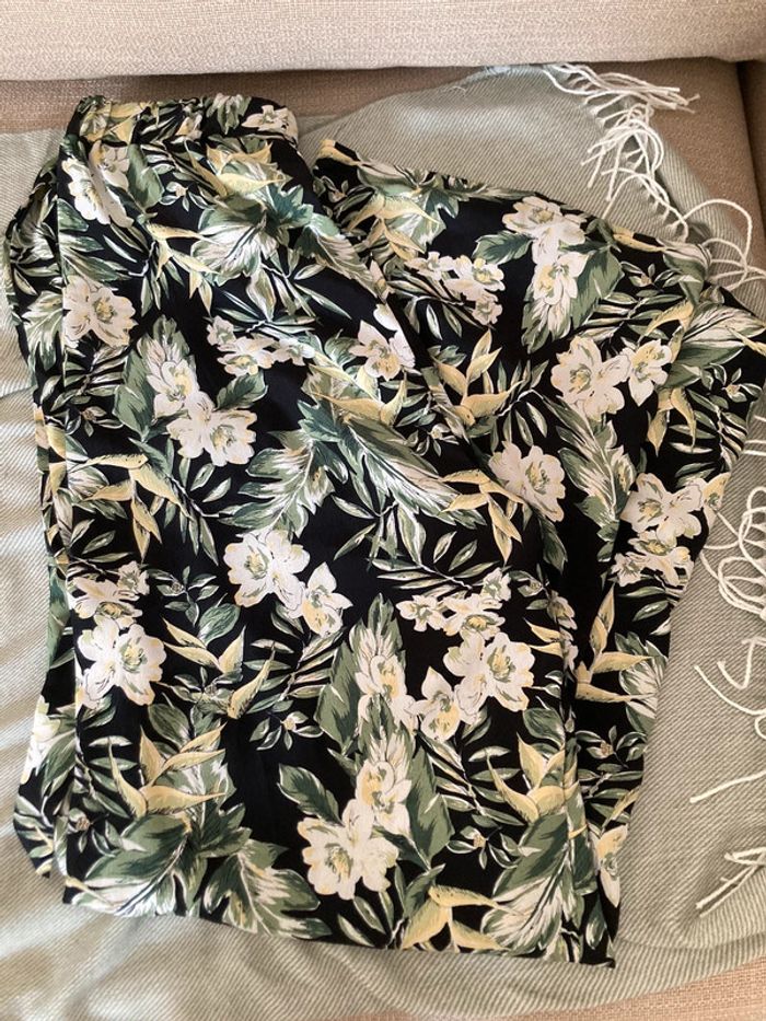 pantalon fluide à fleurs - photo numéro 5