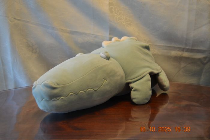 Peluche réversible hippopotame et crocodile - photo numéro 2
