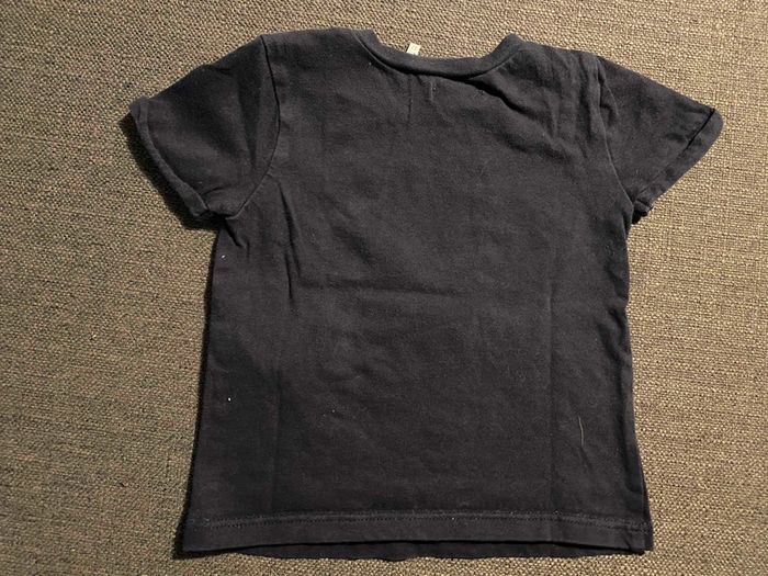 T-shirt IKKS noir/jaune - photo numéro 2