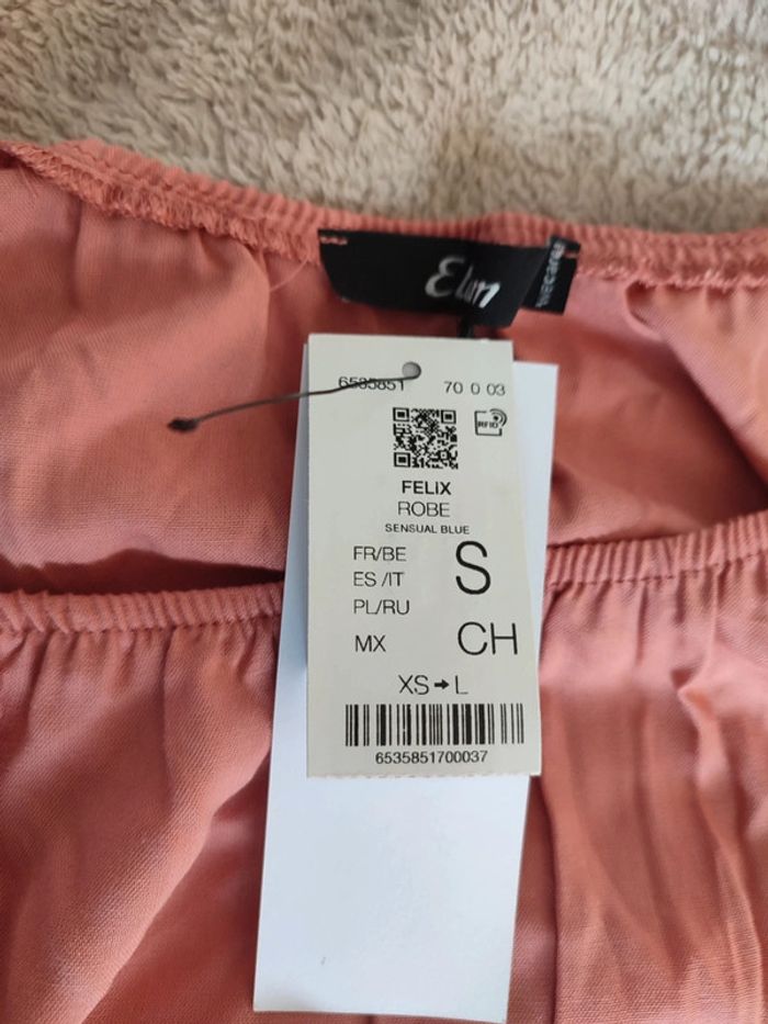 Robe d'été corail Etam - photo numéro 2