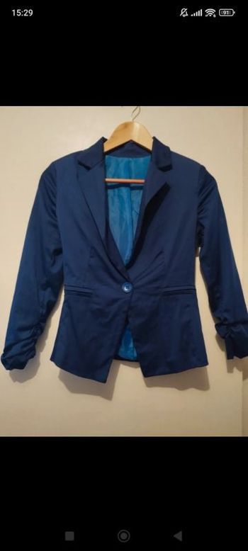 Veste bleu électrique