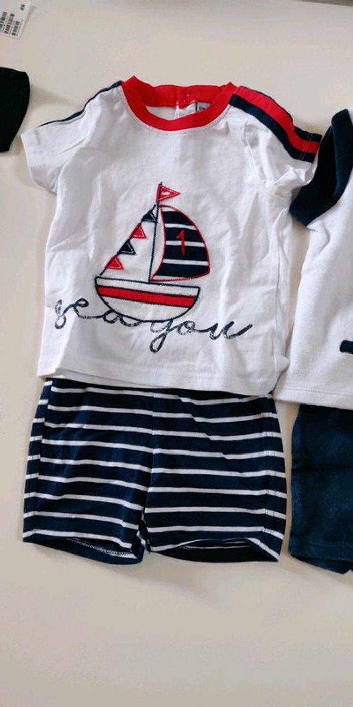 Lot de 3 ensemble short / t-shirt - photo numéro 2