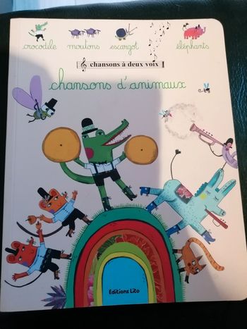 Livre chansons d animaux