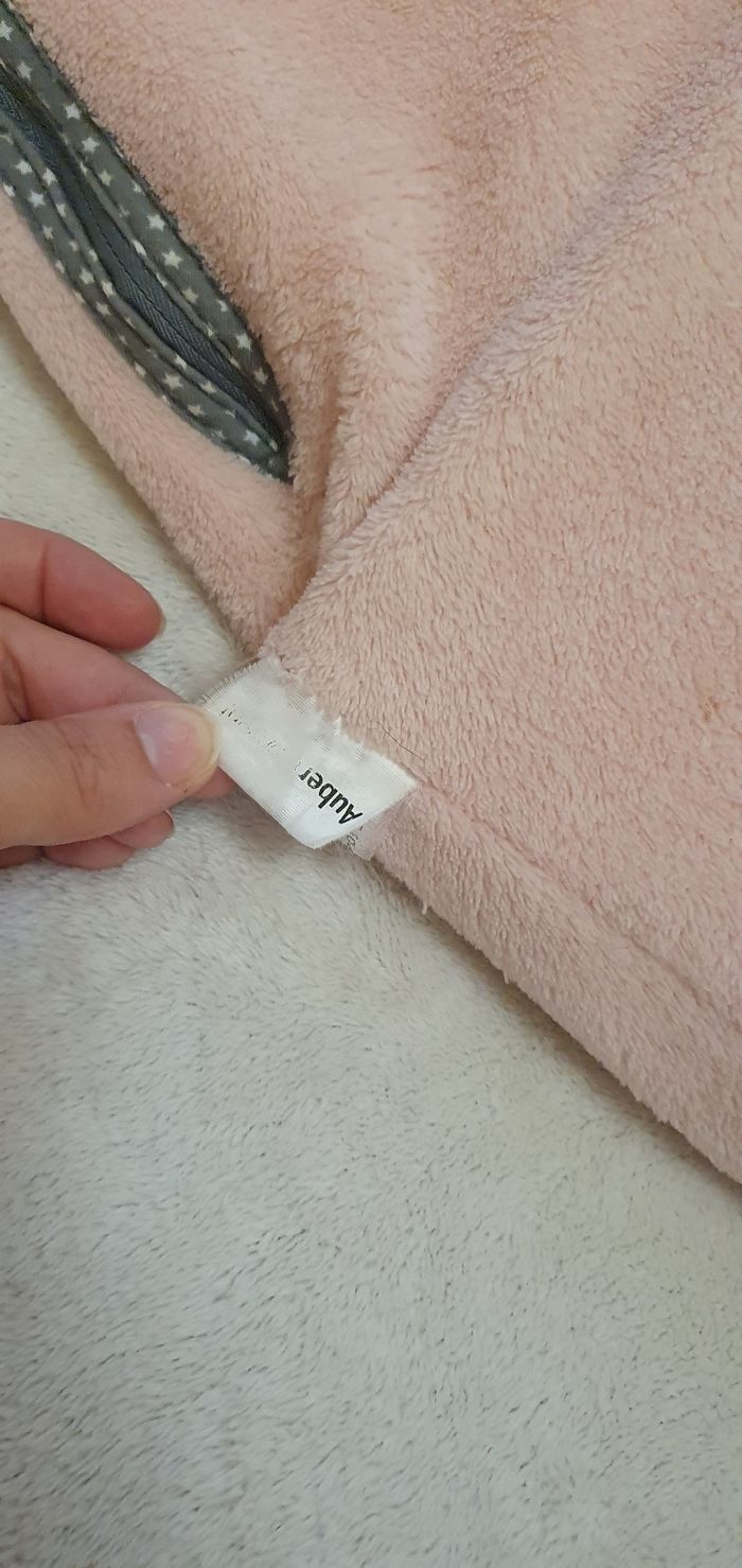 Coussin d'allaitement aubert rose poudré - photo numéro 3