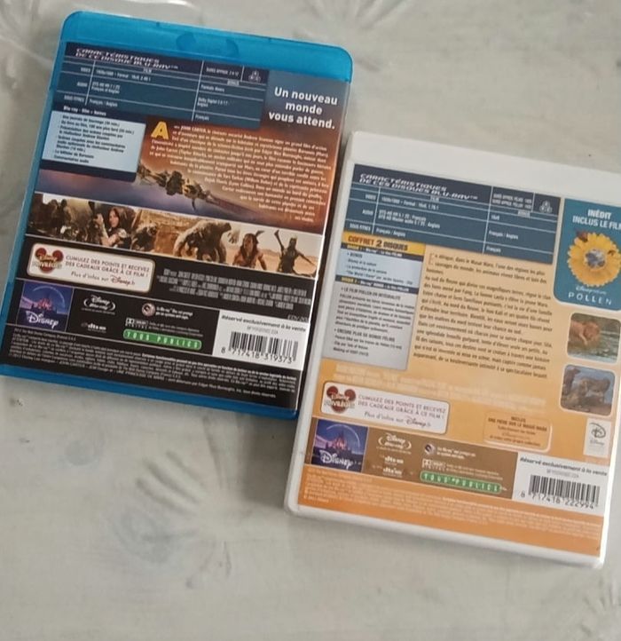 Blu-ray John Carter Disney et Félins Disney neuf sous blister - photo numéro 2