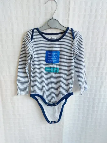 Bodie manches longues mixte Gémo 24 mois