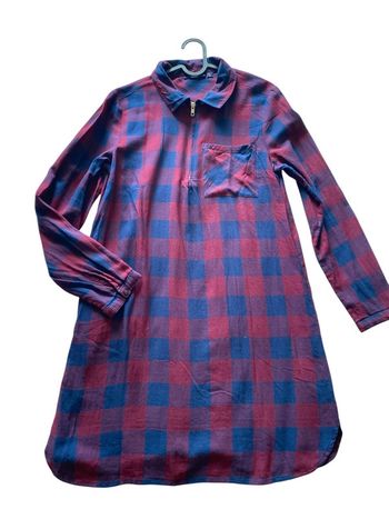 Robe tunique à carreaux
