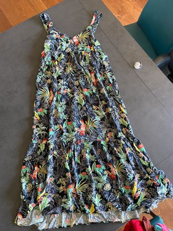 Robe longue à motifs taille 38