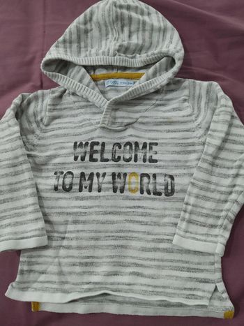 Pull a capuche 24 mois