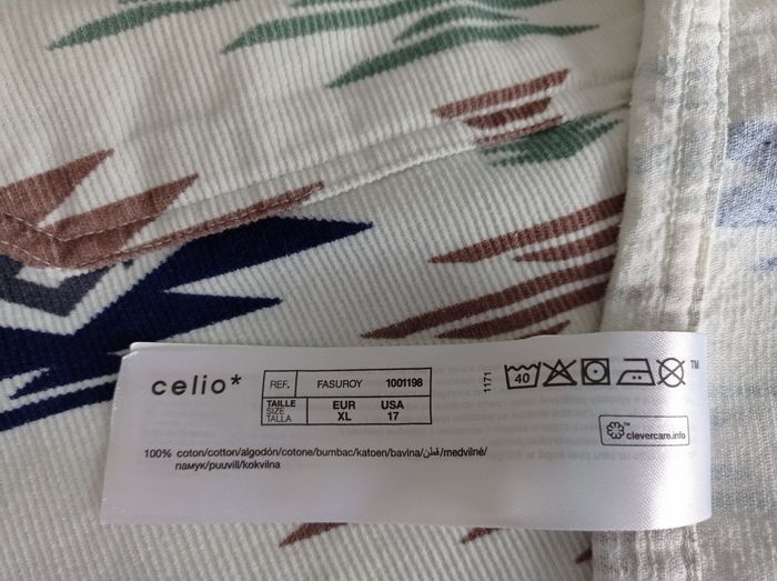 SURCHEMISE CELIO Velours Blanche Imprimée - photo numéro 4