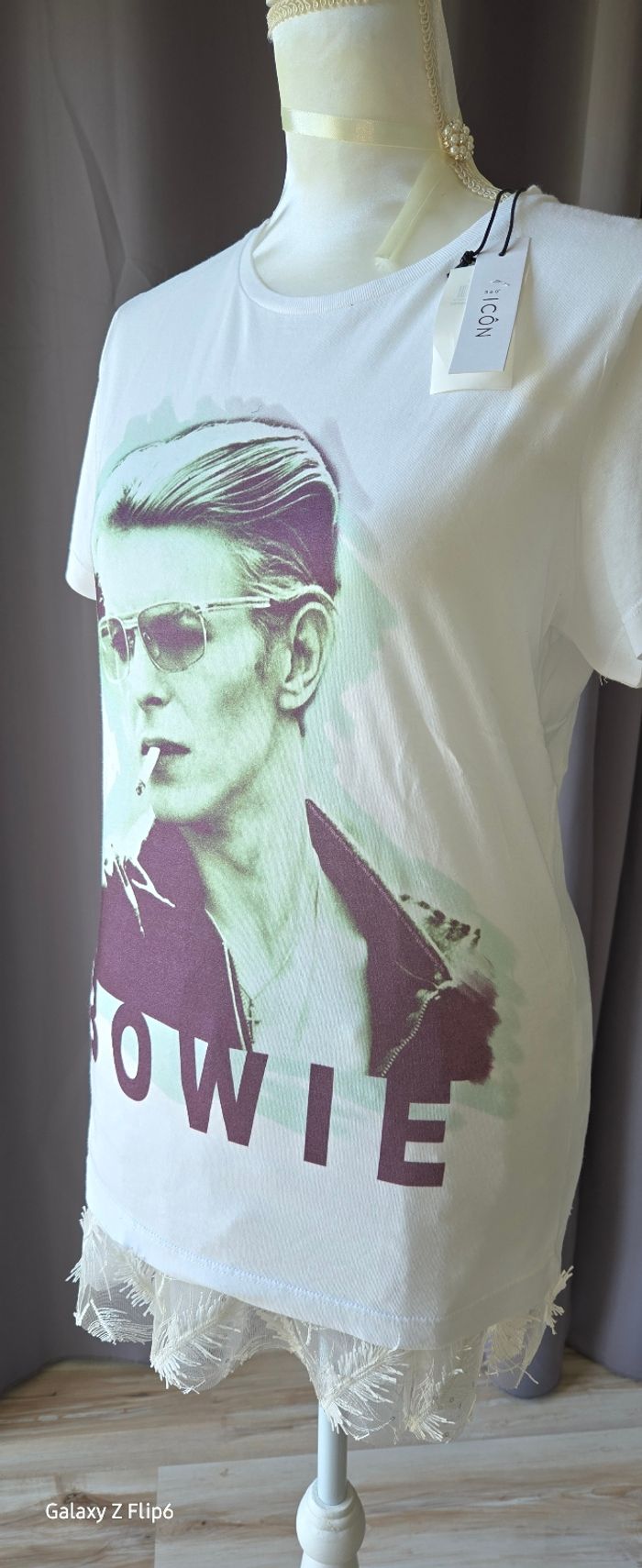 Tee-shirt ICON neuf bowie - photo numéro 3