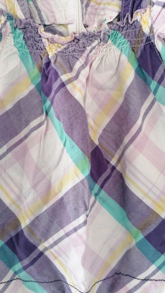 Tunique à carreaux kidkanai 18mois - photo numéro 2