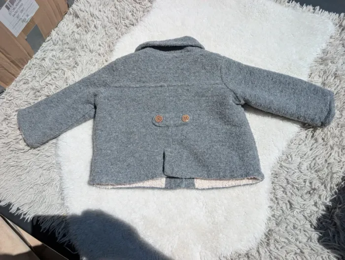 Manteau fille 23 mois gris - photo numéro 5