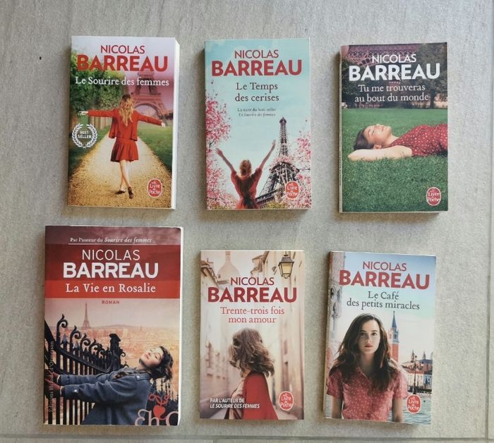 ❤️ Nicolas Barreau - 6 romans - 6 petites pépites ❤️