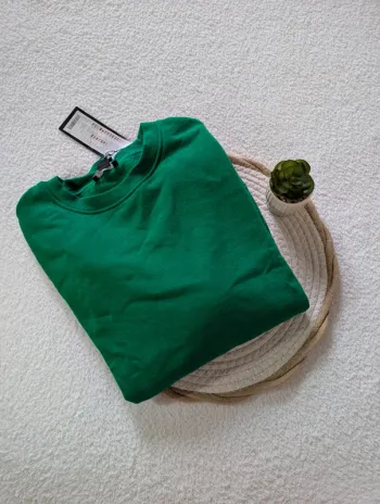 🌿 Sweat vert oversize New Yorker - S