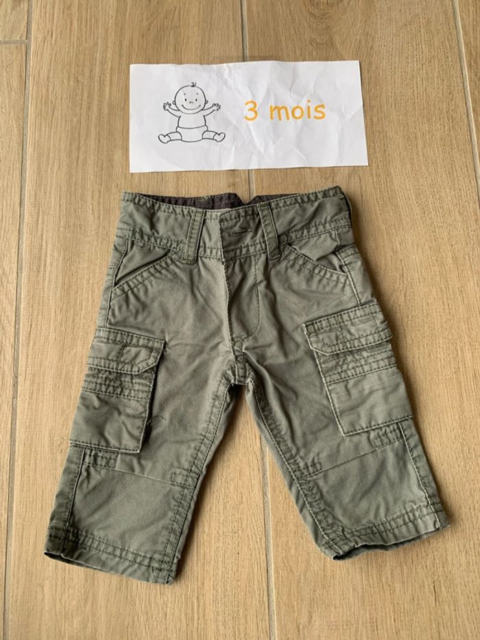 Pantalon vert 3 mois Tape à l’œil
