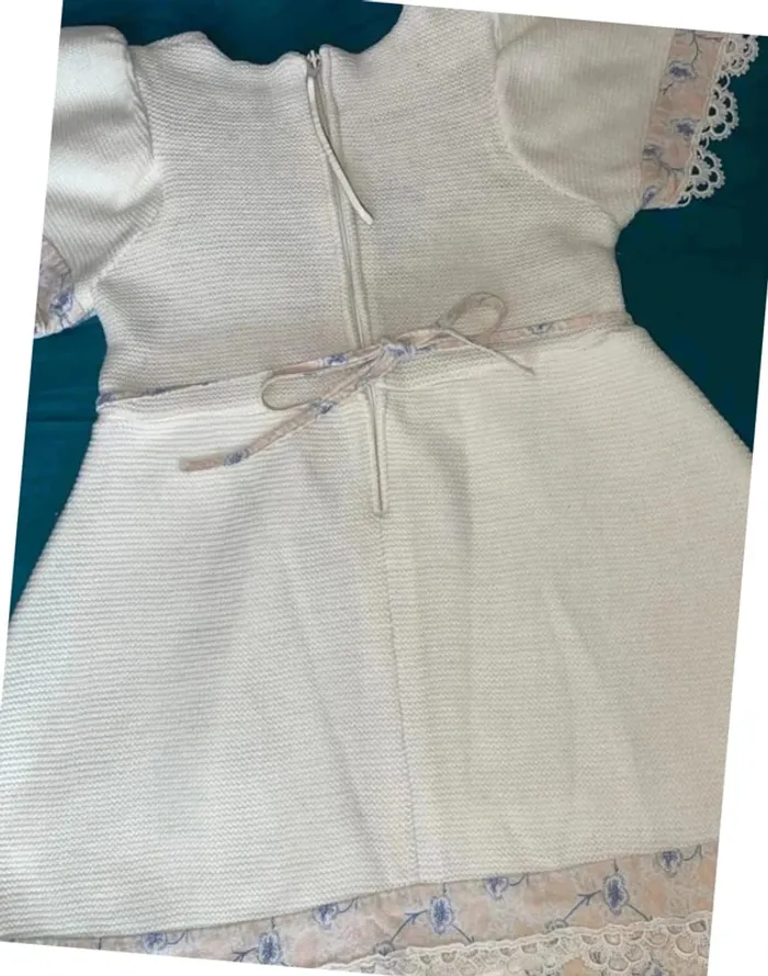 Magnifique robe vintage bébé fille 18 mois - photo numéro 3
