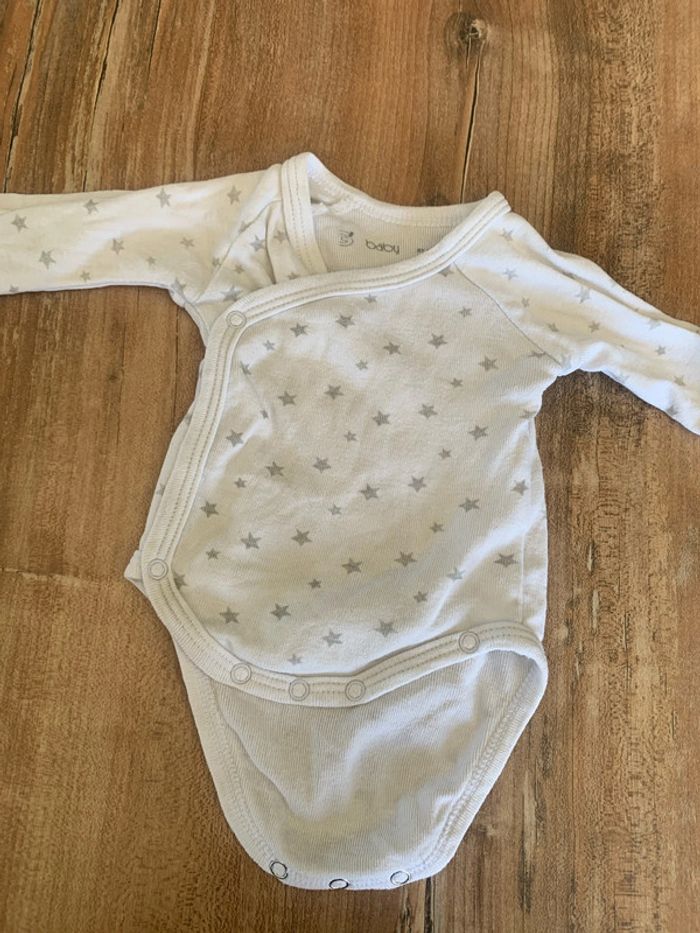 Lot de 5 bodys 1 mois mixte - photo numéro 6