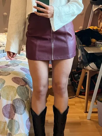 jupe en cuir