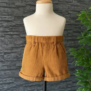 🧡🤎très beau petit Short velours côtelé fille GEMO – Taille 5 ans TBE 🤎🧡