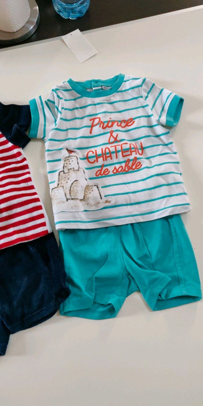 Lot de 3 ensemble short / t-shirt - photo numéro 4