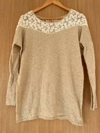 Pull beige sweewe taille unique
