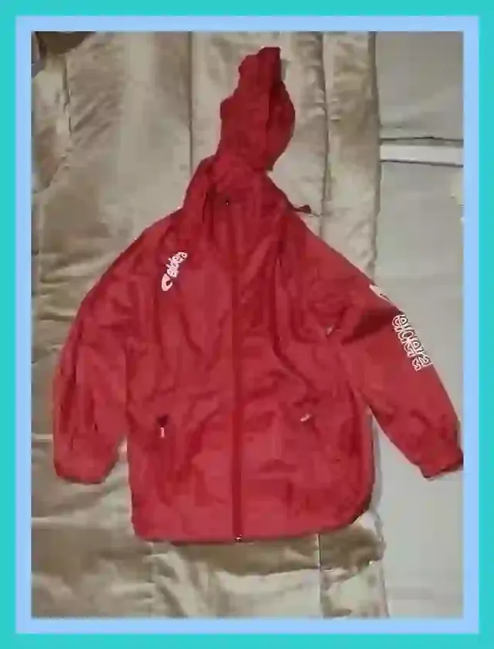 kway eldera rouge bordeaux unisex 8 à 10 ans  7521018690 - photo numéro 2