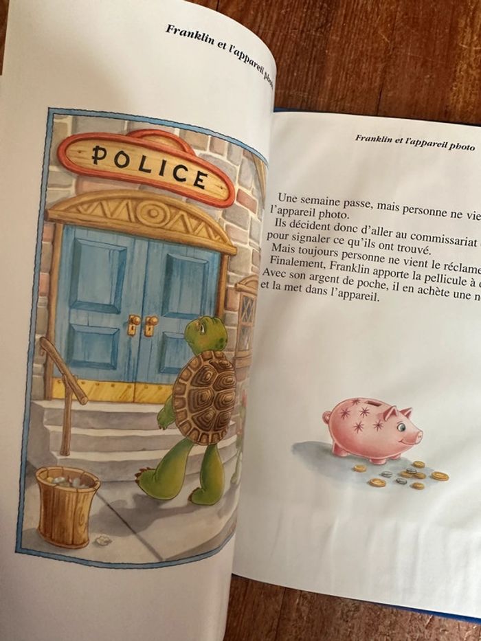 Livre album Franklin tortue et l’appareil photo bibliothèque Hachette des petits je lis tout seul - photo numéro 3