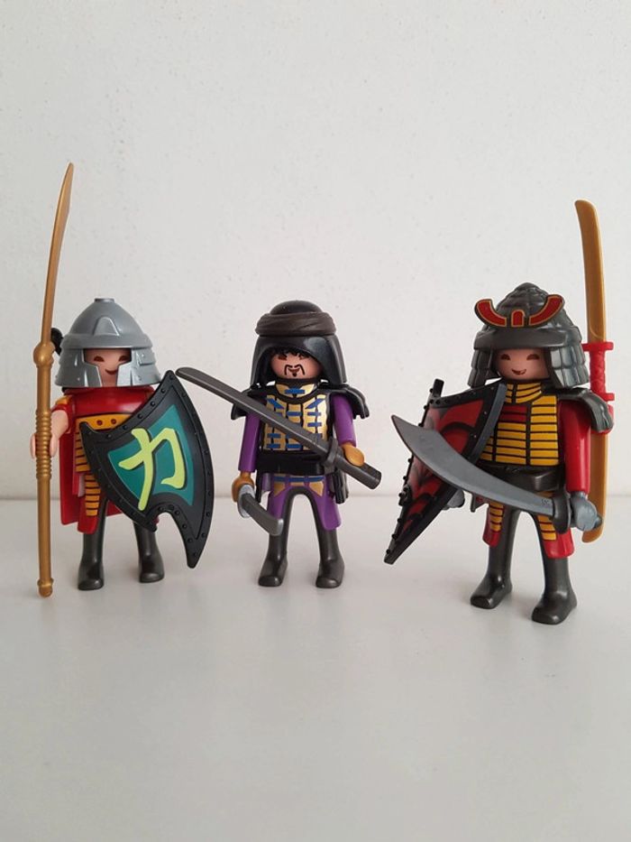 Samouraï, soldats asiatiques Playmobil knight - photo numéro 3