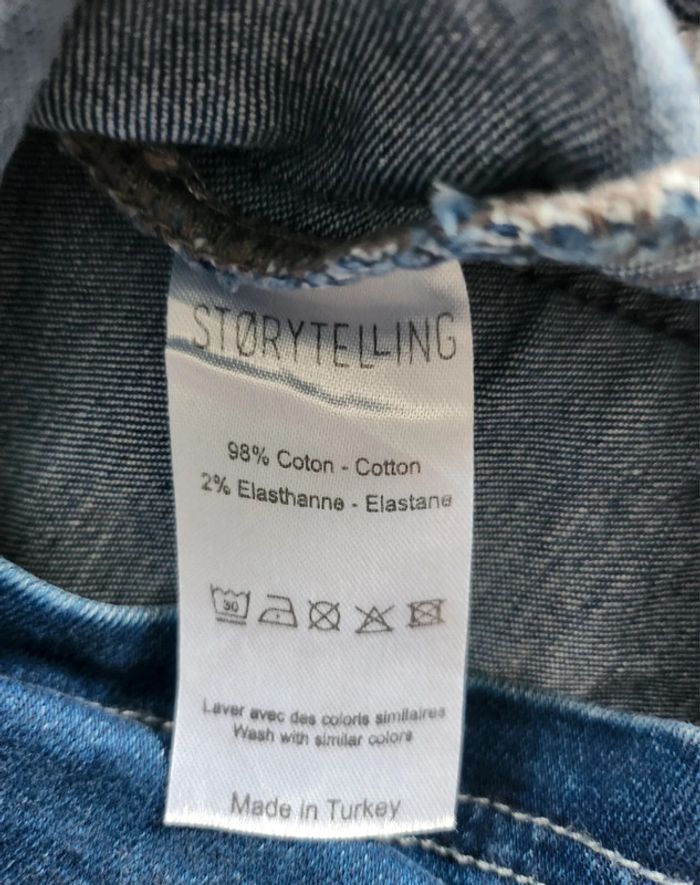 Jupe jean bleu 6 ans - photo numéro 4