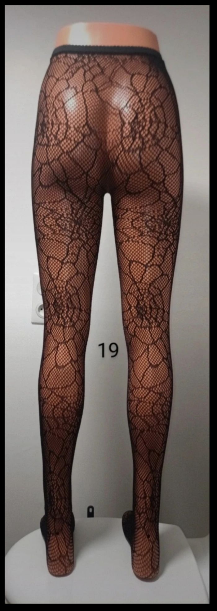 Collant résille motif fantaisie - photo numéro 3