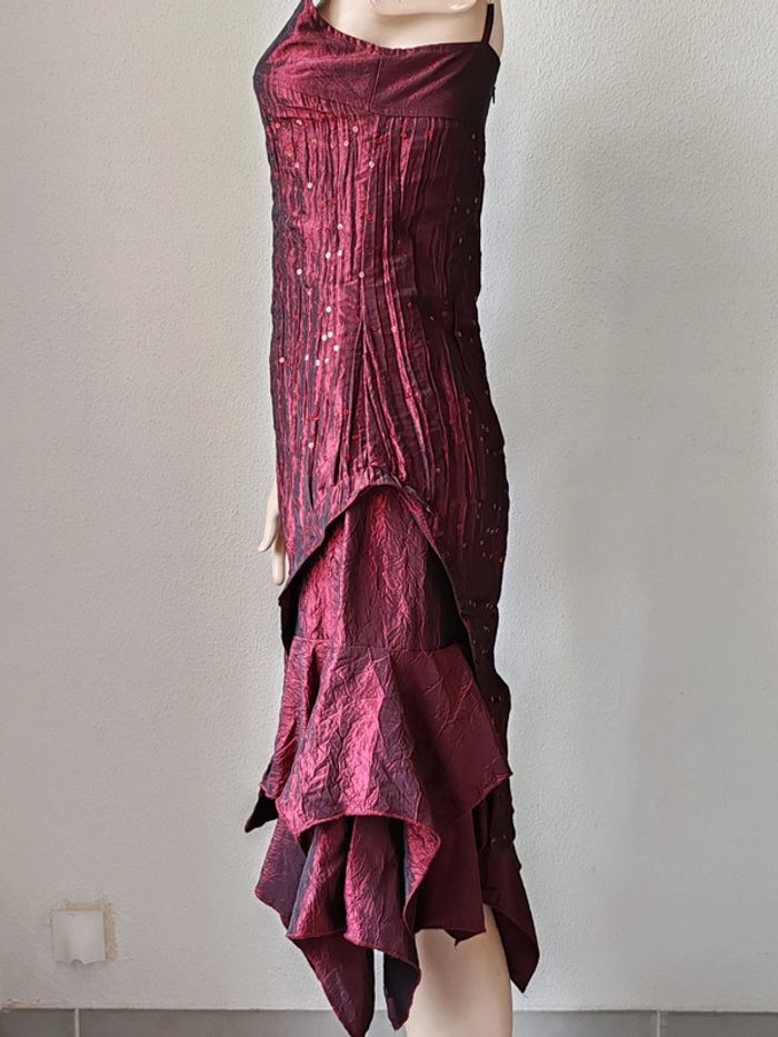Robe de cérémonie bordeaux - photo numéro 9