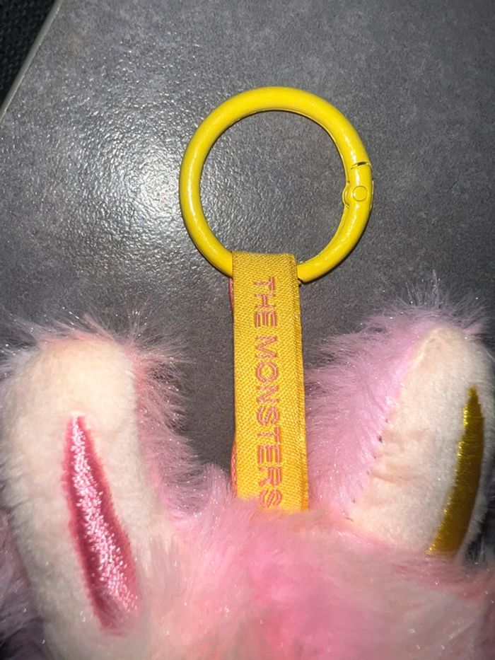 Neuf Poupée peluche Porte clé double pop Mart labubu lafufu multicolore pastel - photo numéro 3