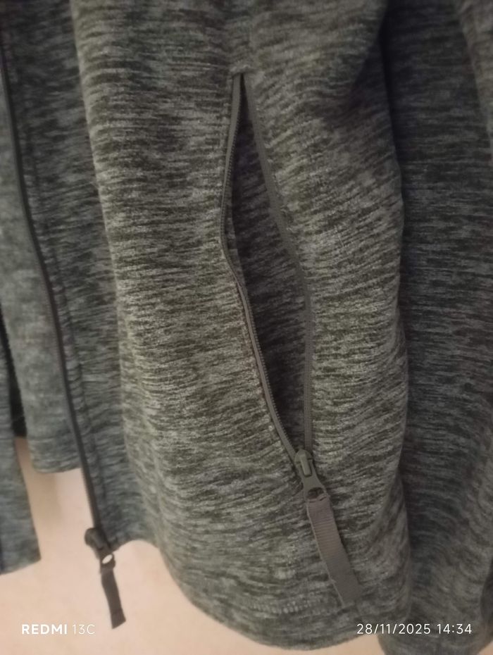 Vestes polaire fine gris clair - photo numéro 5