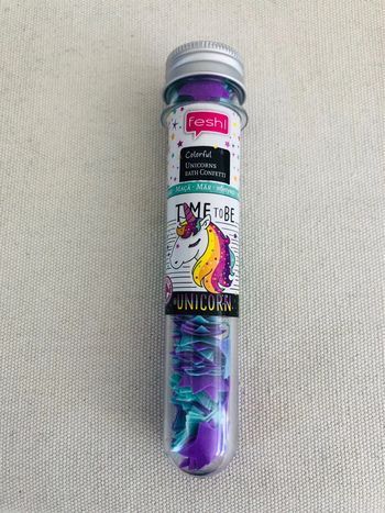 Confettis de bain licorne unicorn