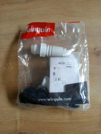 Wirquin SP2060099 Intercalaire de trop-Plein Extensible pour lavabo