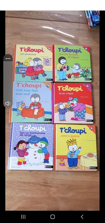 vends 11 livres t'choupi 
