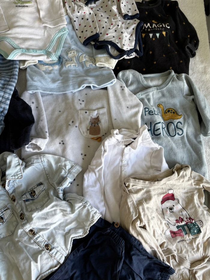 Lot vêtements bébé garçon – Taille 1 mois - photo numéro 5