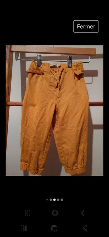 Pantalon bébé fille.  Orchestral