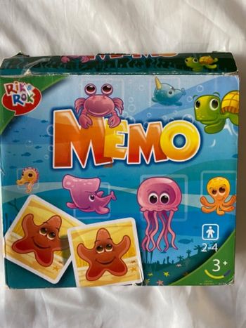 Jeu de mémoire : animaux de la mer