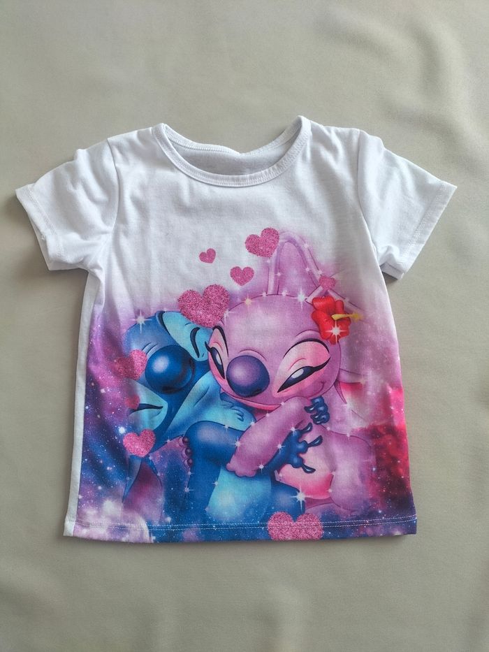 🤍 T-shirt Stitch & Angel - Taille 4 ans - Très bon état 🤍