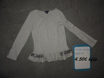 tee shirt manche longue Gapkids taille 10-11 ans