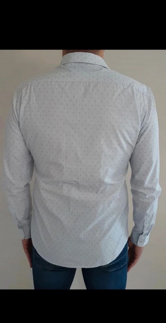 Chemise bleu avec motifs Jules taille L - photo numéro 4