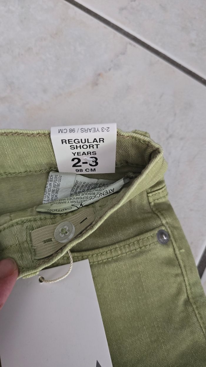 Neufs (non portés)🏷😍🥰💙 ensemble debardeur et short en jeans 3 ans garçon - photo numéro 5