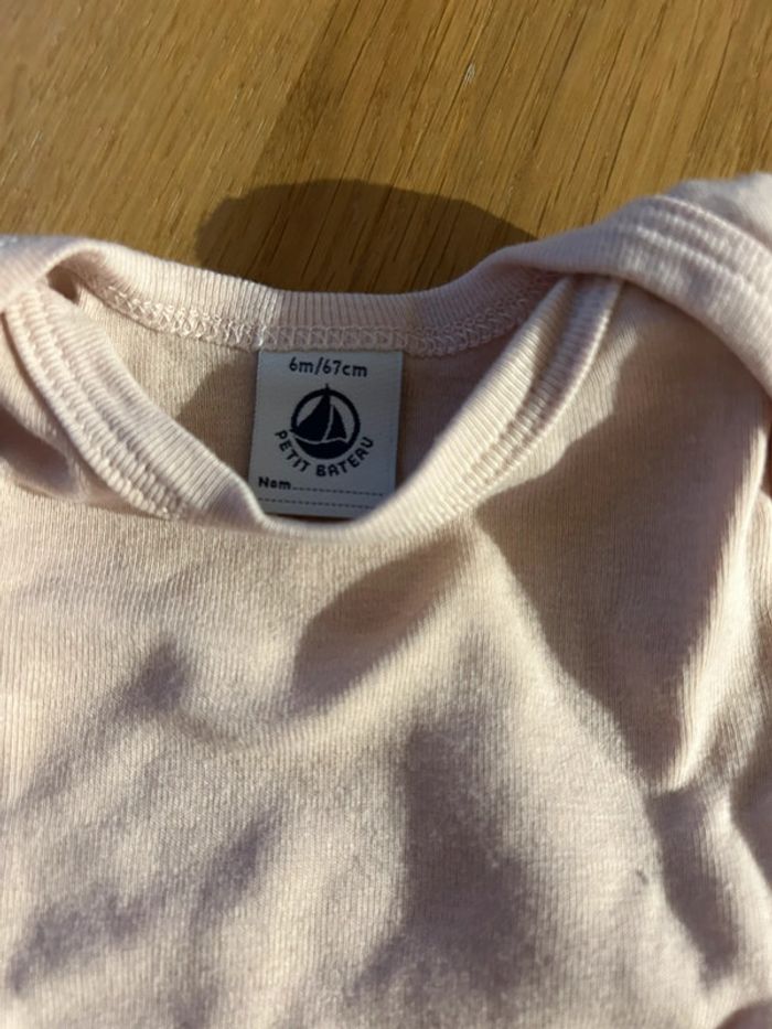 Body manches longues bébé fille 6 mois petit bateau - photo numéro 2